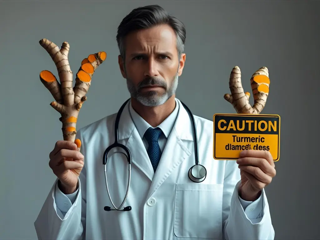 احتياطات ومحاذير عند استخدام الكركم