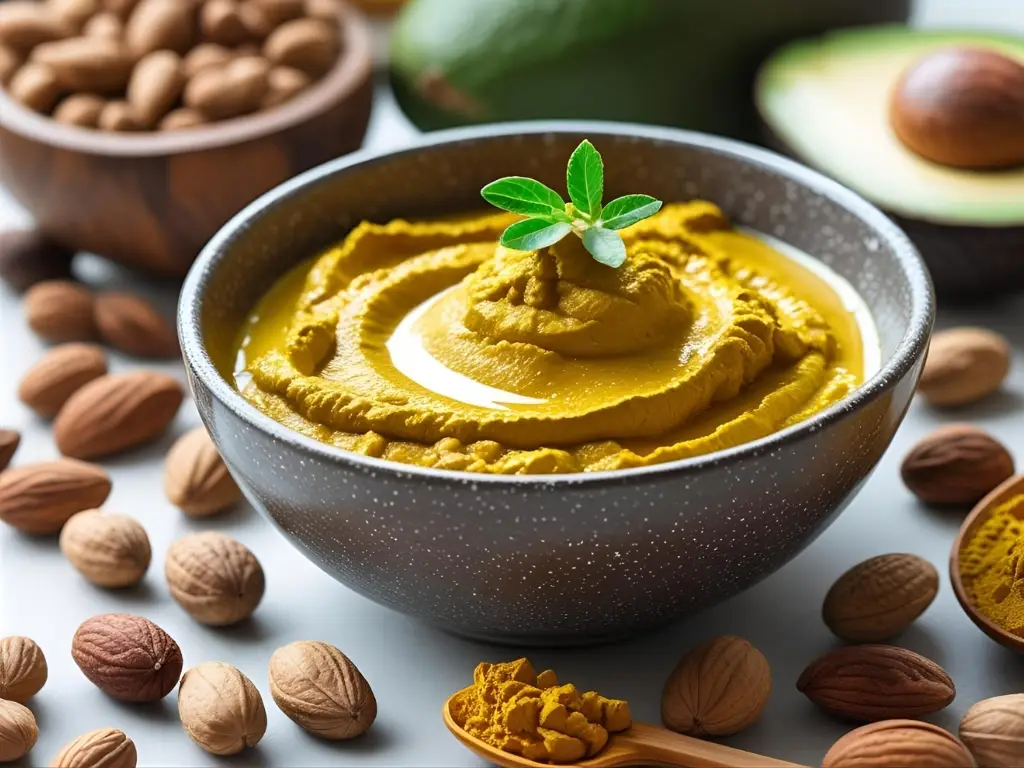 الكركم مع الدهون الصحية