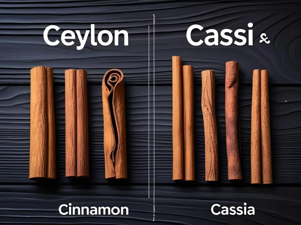 أنواع القرفة: السيلانية والكاسيا