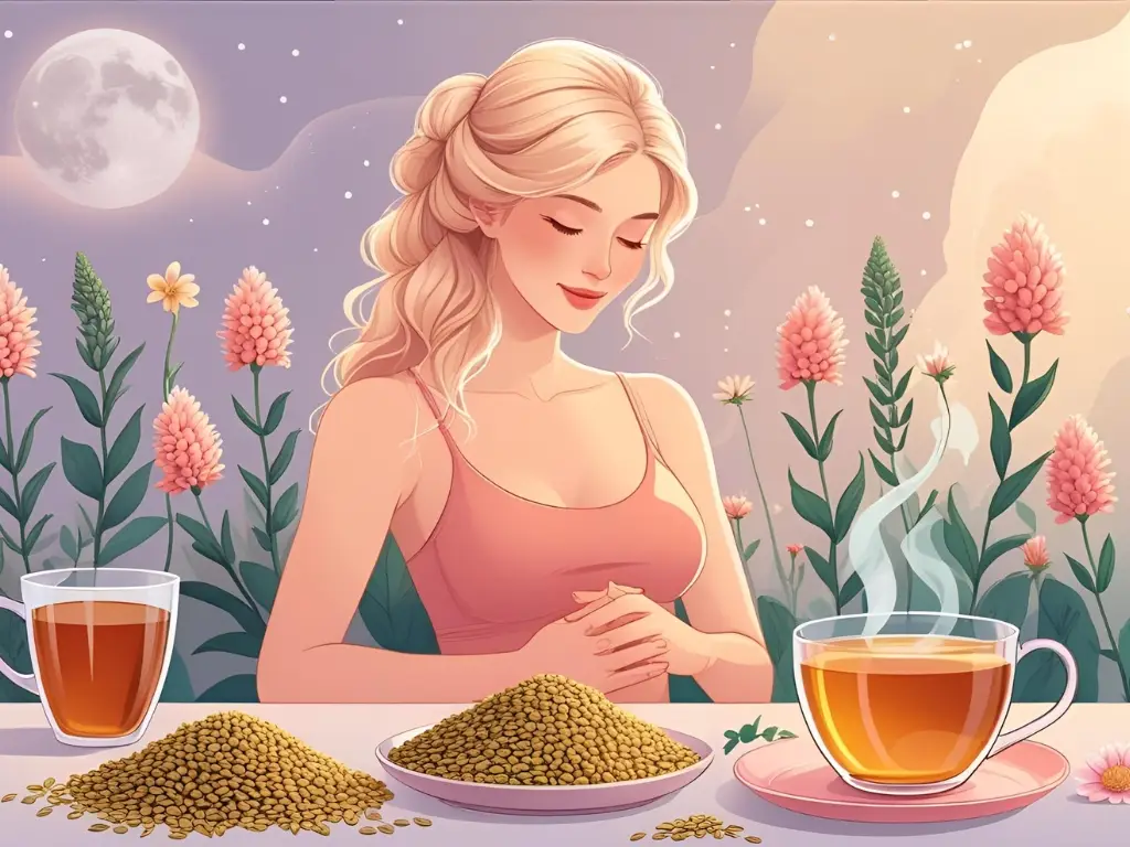 الحلبة والدورة الشهرية