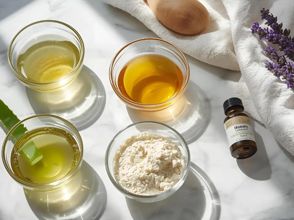 وصفات طبيعية منزلية للبشرة الحساسة باستخدام الأعشاب