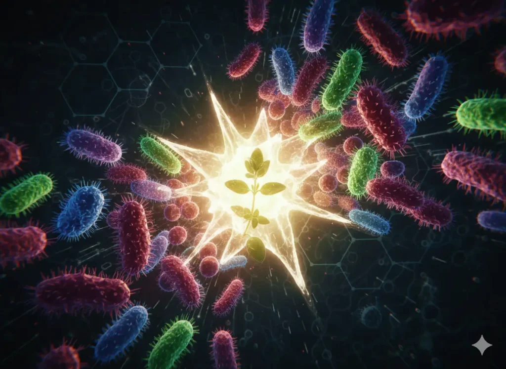 قوة مضادة للميكروبات محارب طبيعي للبكتيريا والفطريات والفيروسات