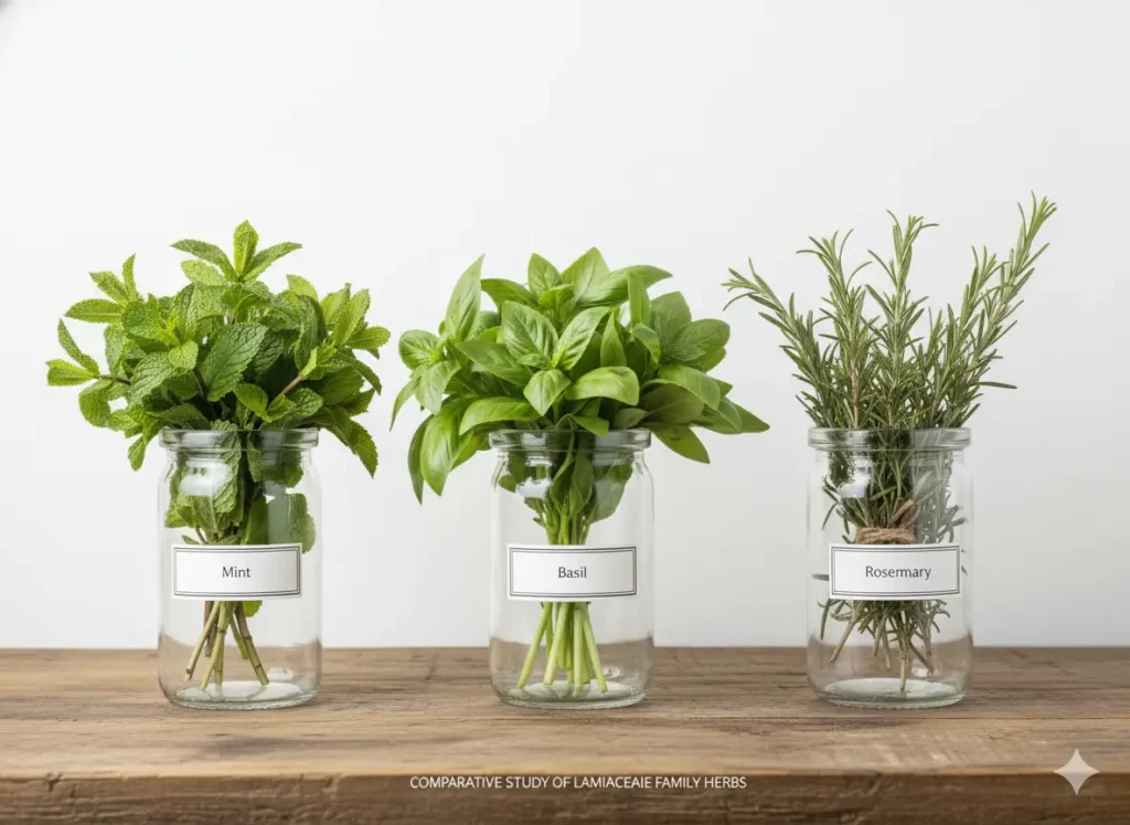 كيف تقارن الريحان مع أعشاب شائعة أخرى